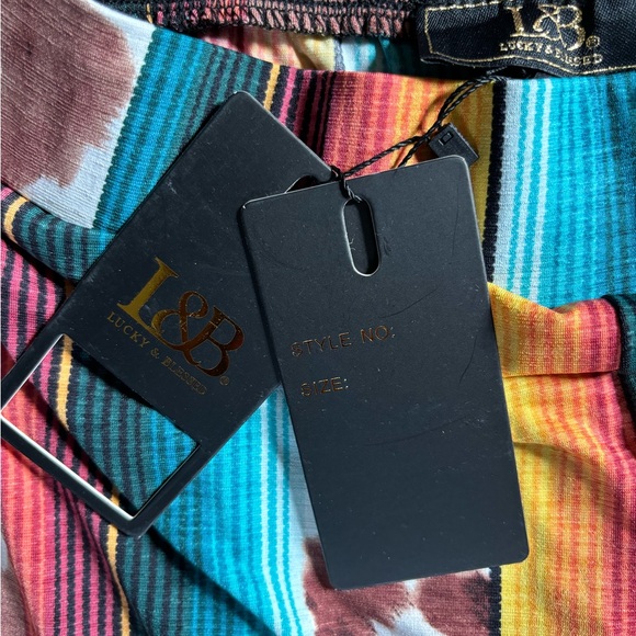 Multicolored Flare Pants - Picture 9 of 9